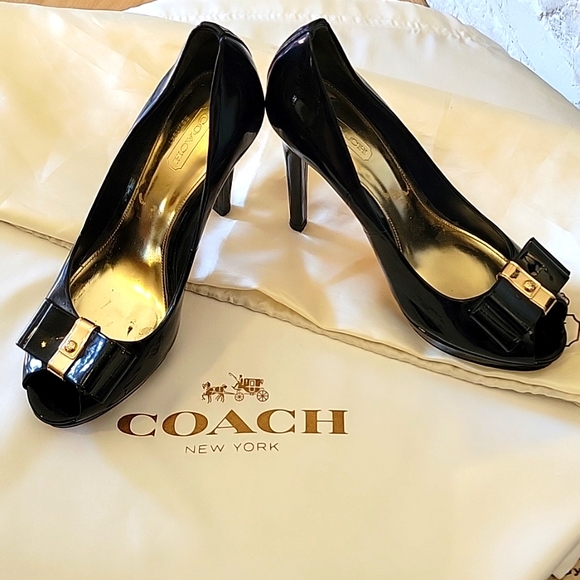 Coach Shoes - Coach Patent Stillettos